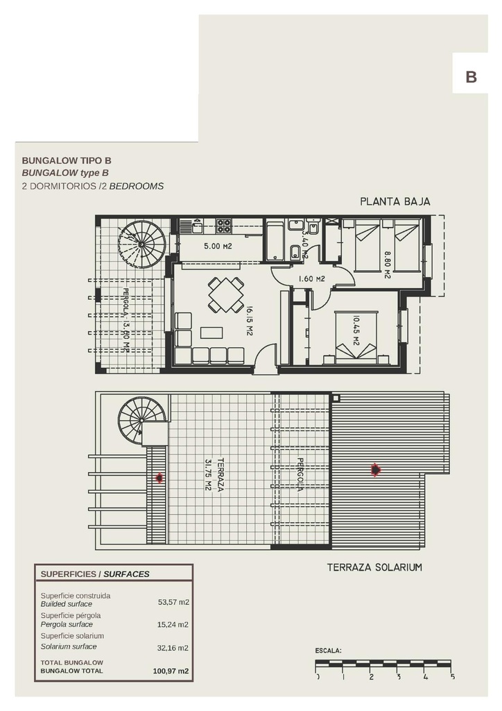 Moderný bungalow v Calpe – Gran Sol
