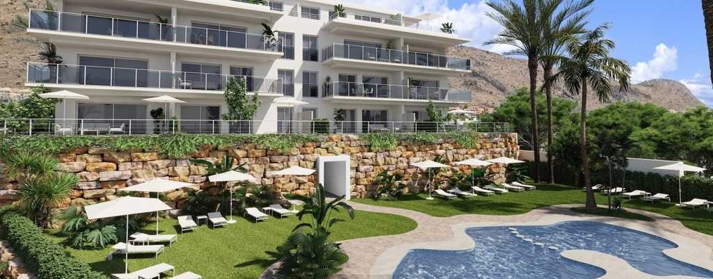Moderný apartmán v Finestrat – Sierra Cortina
