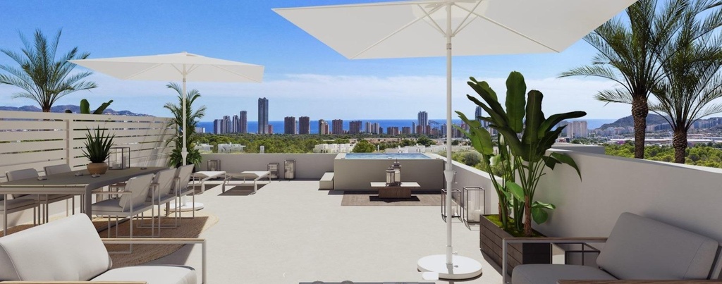 Moderný apartmán v Finestrat – Sierra Cortina