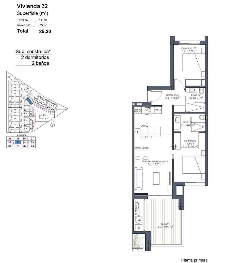 Moderný apartmán v Los Alcazares – Serena Golf