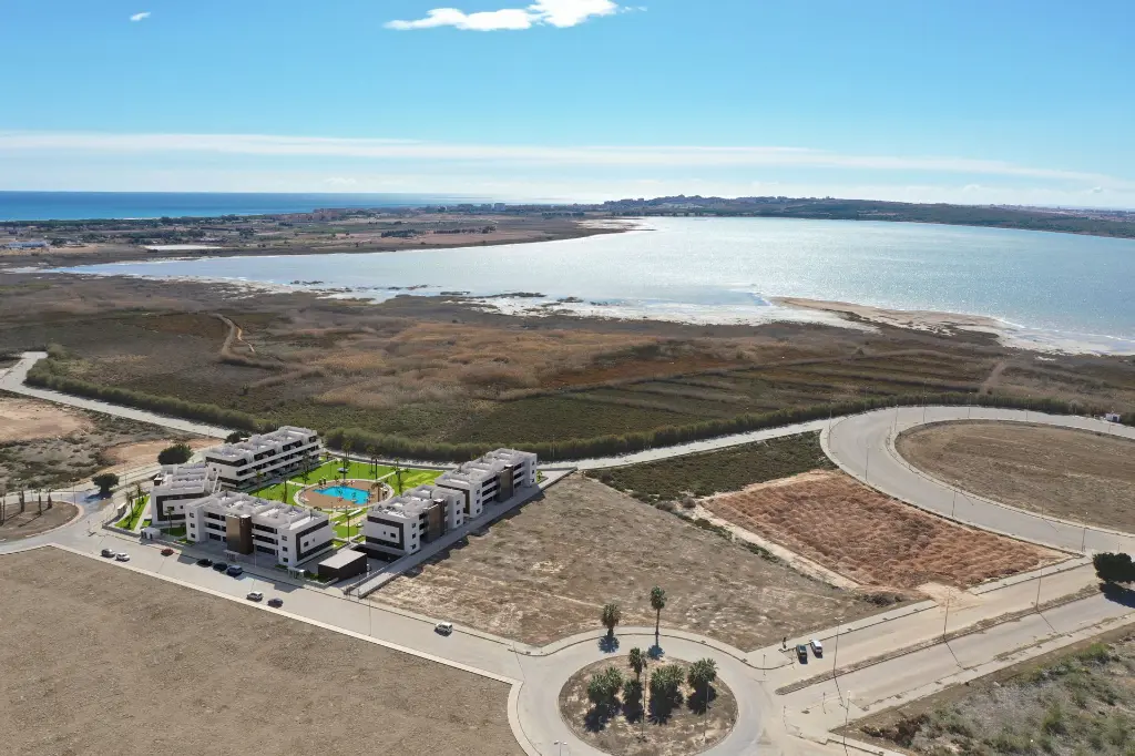 Oasis Laguna pohľad z dronu