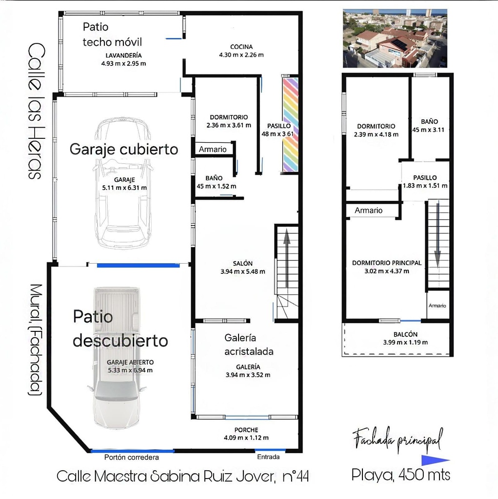 Moderný Duplex v Santiago de la Ribera