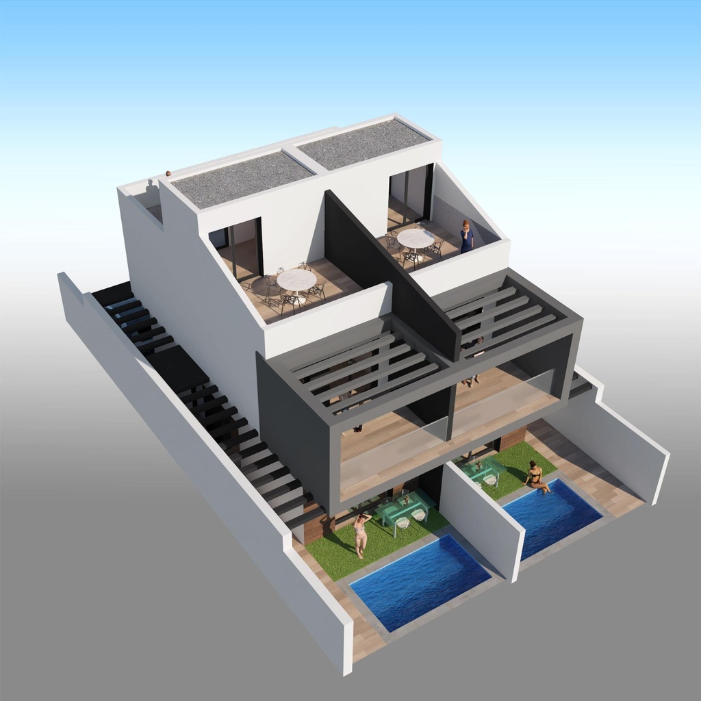 Moderná vila v San Javier – Santiago De La Ribera