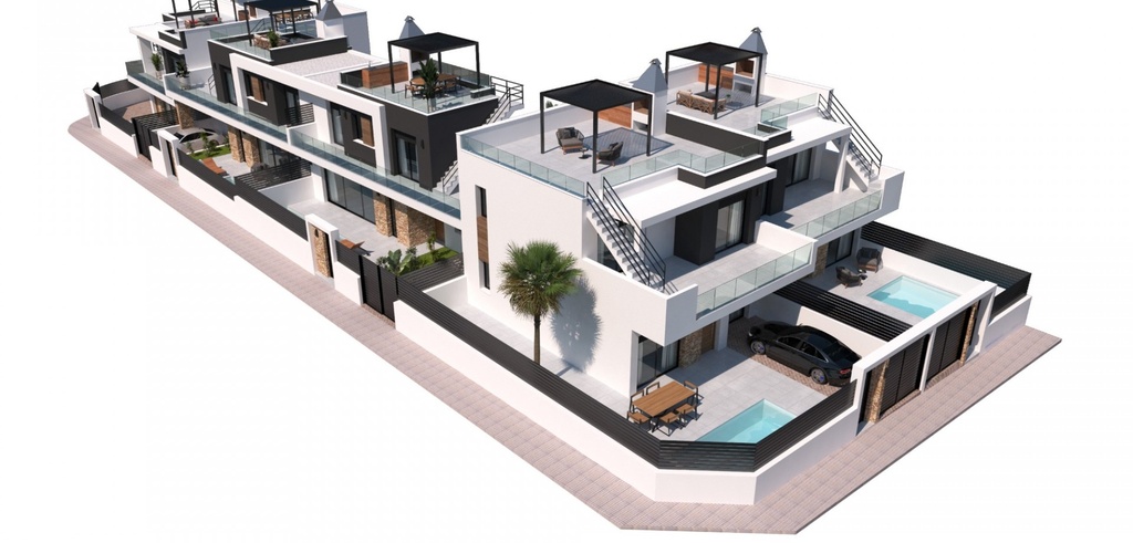 Moderný Land v Los Montesinos – Costa Blanca