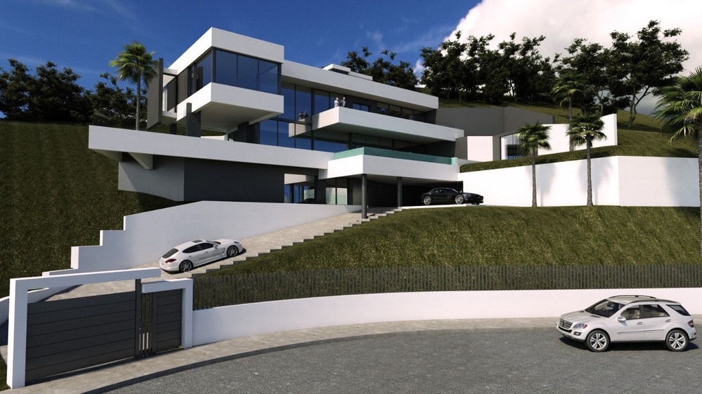 Moderný Land v Altos de los Monteros – Inland