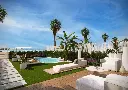 zelené spoločné priestory Miami Towers La Manga