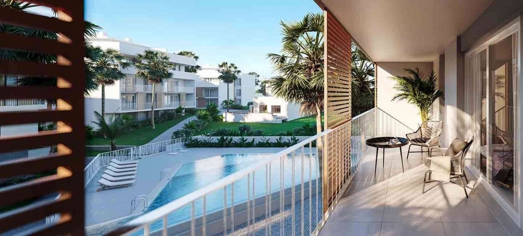 Novostavba penthousov v Jávea Xàbia s bazénom