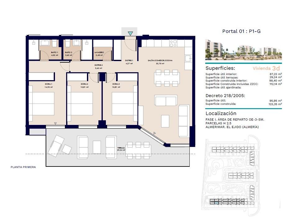 Novostavba apartmánov v Almerimar s bazénom