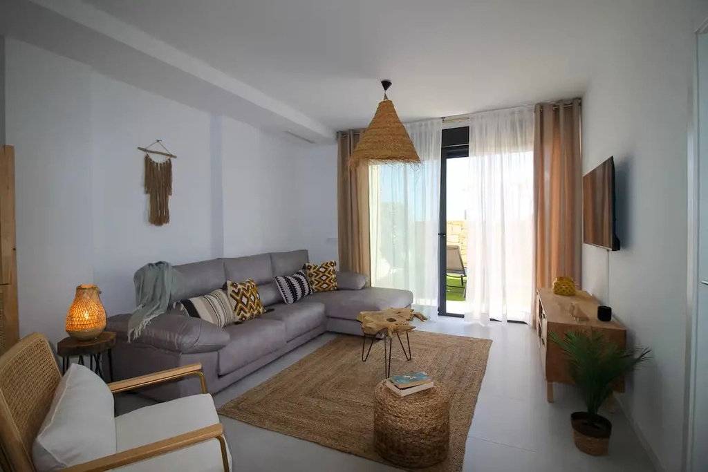 Luxusný dvojdomový byt v Camporrosso Stone Valley, Finestrat – výhľady na more a prémiové vybavenie
