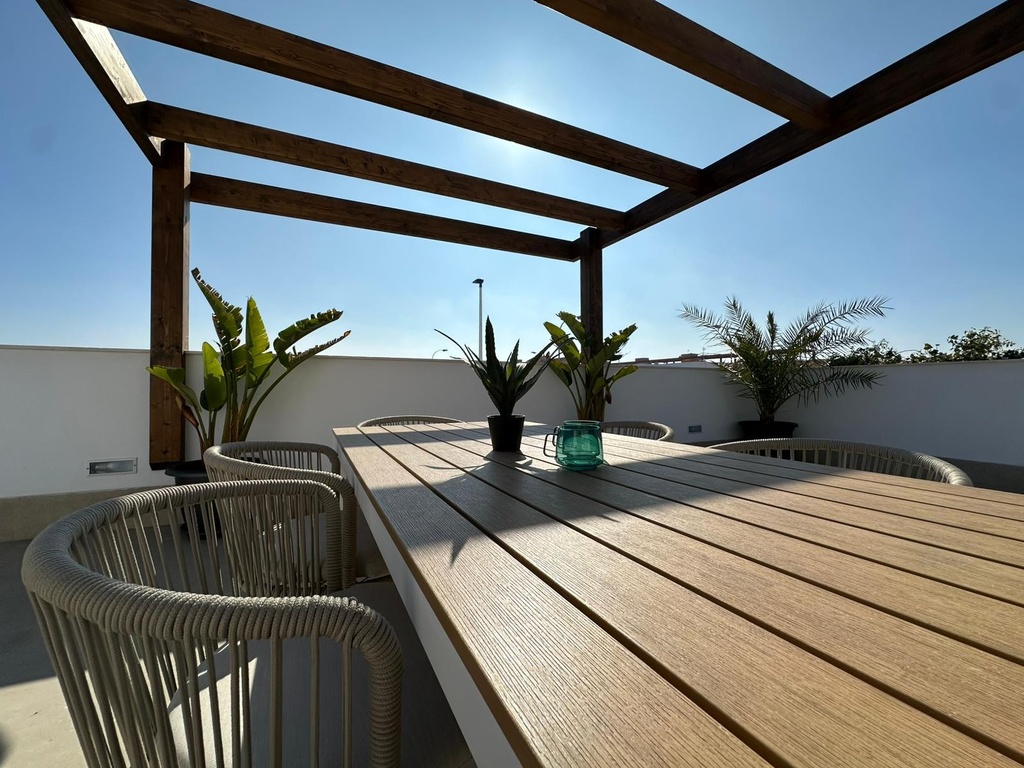 Úplne zrekonštruovaný skový domček v roku 2026 s atmosférou Ibiza, 500 metrov od Mar Menor – Santiago de la Ribera
