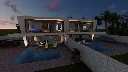 exteriér Linda v noci