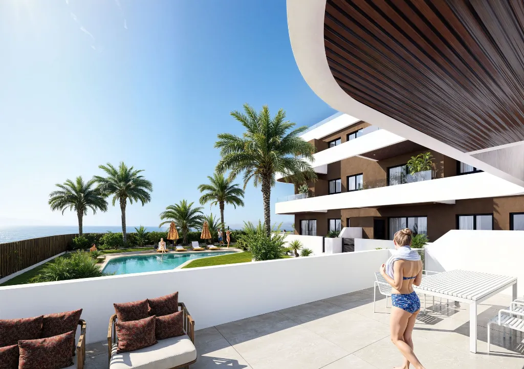 Terasa prízemného apartmánu