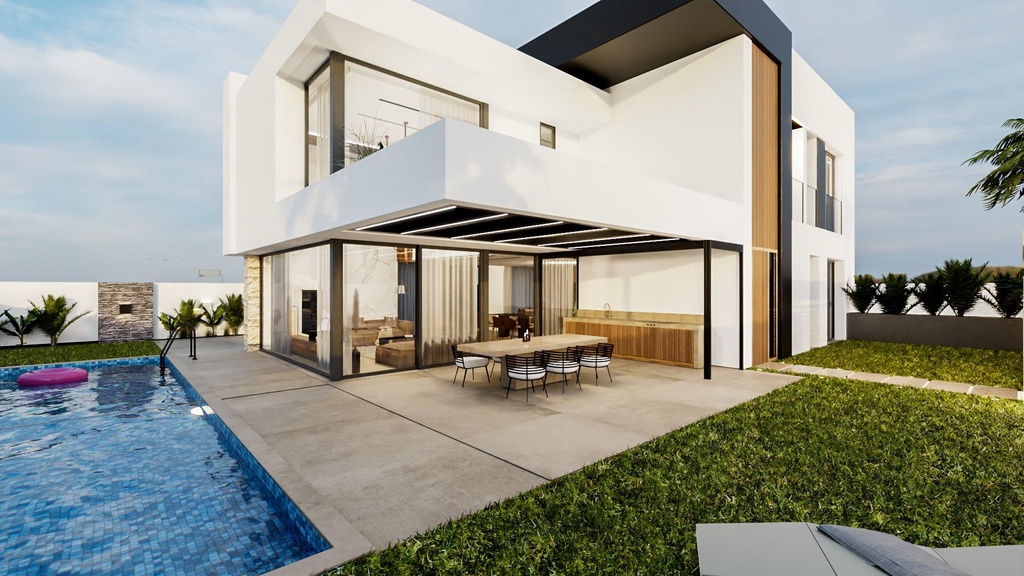 [redsp:2415-115-10-115] ORIHUELA COSTA – Luxusná 4-spálňová vila pri mori od 1 600 000 € | 1 km od pláže, Bazén, Terasa