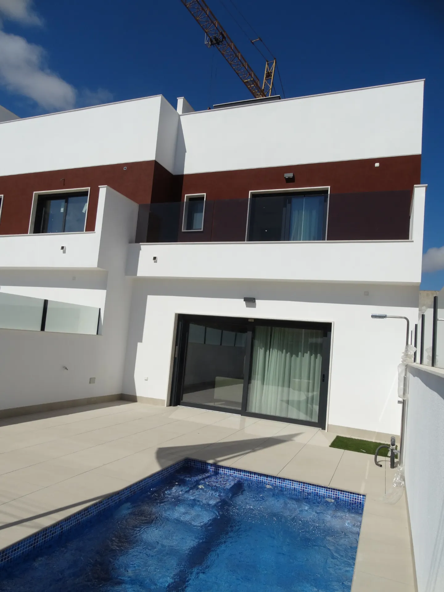 [NO 070] SANTIAGO DE LA RIBERA - Promenade Ribera Margove - last terraced house by the beach - private pool and solarium