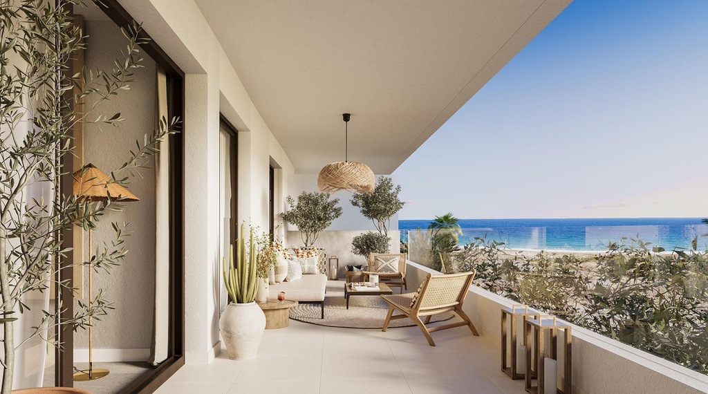 [redsp:1321-87-10-115] MOJACAR – Modern 2-bedroom apartment from 371 000 € | First line beach, Pool, Terrace