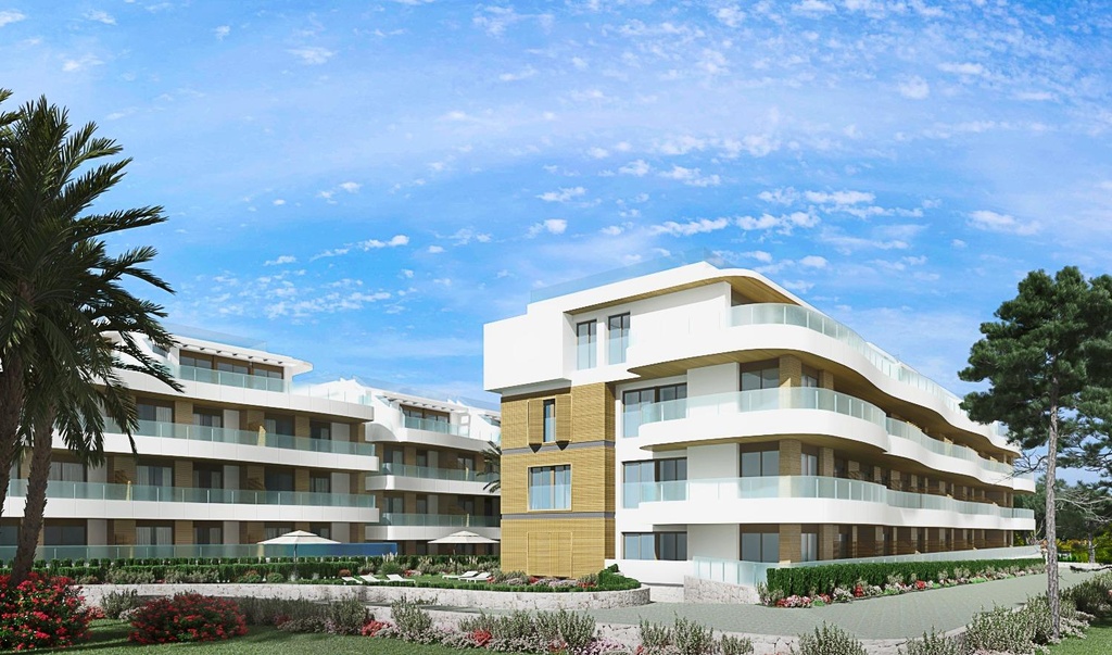 [redsp:1929-115-10-115] ORIHUELA COSTA – Moderný 2-spálňový apartmán pri mori od 325 000 € | 500 m od pláže, Bazén, Terasa