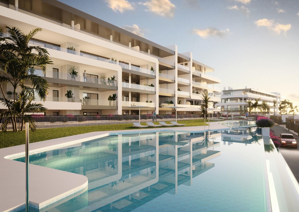 MUTXAMEL – Moderný 2-spálňový apartmán od 282 000 € | Bazén, Terasa, Parkovanie