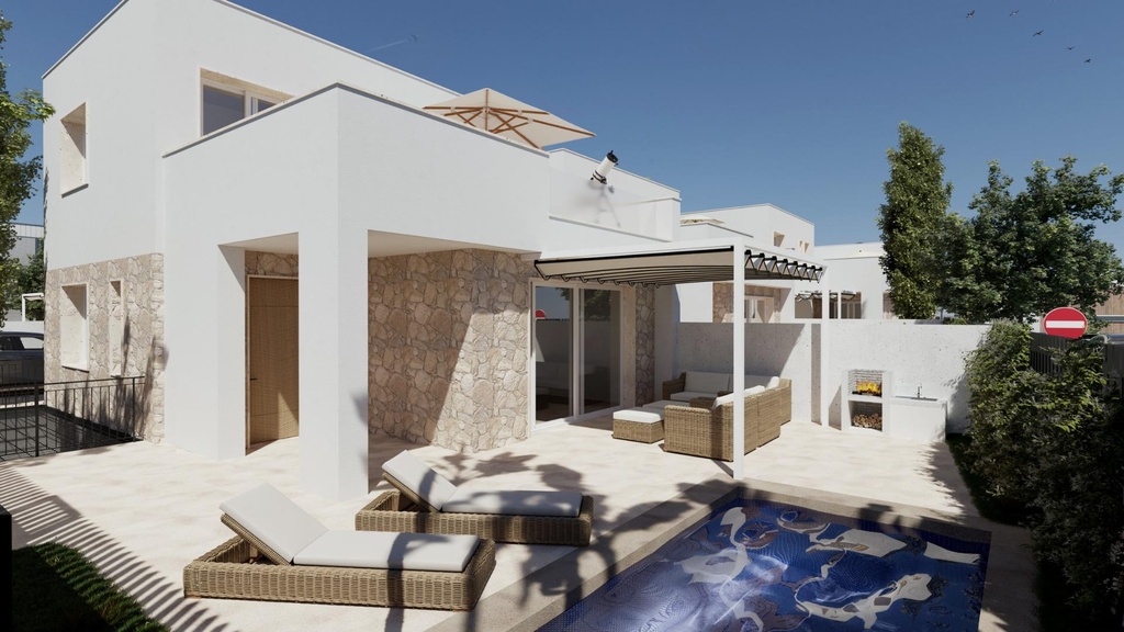 [redsp:983-115-10-115] HONDÓN DE LAS NIEVES – Modern 3-bedroom villa from 357 250 € | Pool, Terrace, Parking