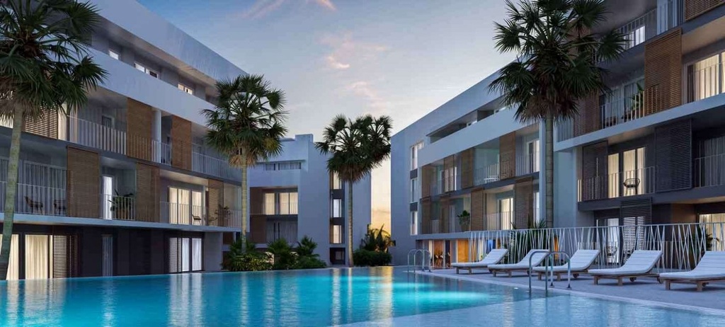 [redsp:1175-87-10-115] JÁVEA XÀBIA – Nowoczesny apartament z 2 sypialniami przy morzu od 370 000 € | 800 m od plaży, Basen, Taras