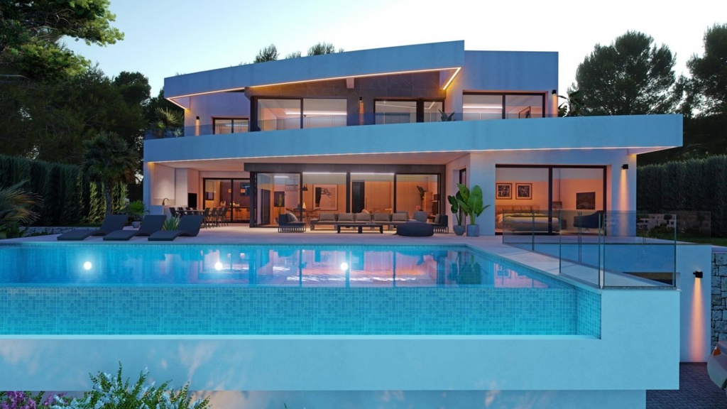 [redsp:1104-87-10-115] MORAIRA_TEULADA – Luxusná 5-spálňová vila pri mori od 1 995 000 € | 1,2 km od pláže, Bazén, Terasa