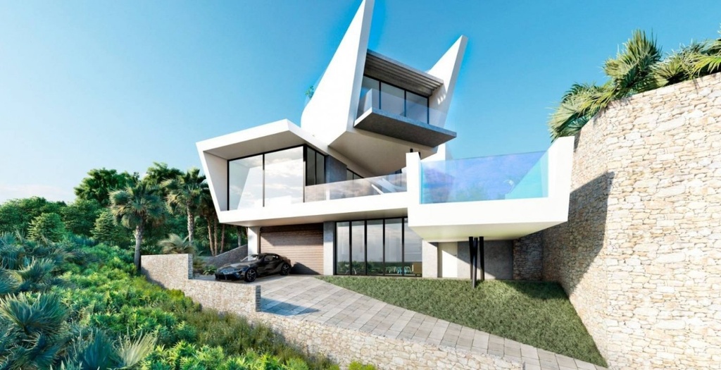 [redsp:635-115-10-115] ORIHUELA COSTA – Luxusná 4-spálňová vila pri mori od 3 600 000 € | 250 m od pláže, Bazén, Terasa
