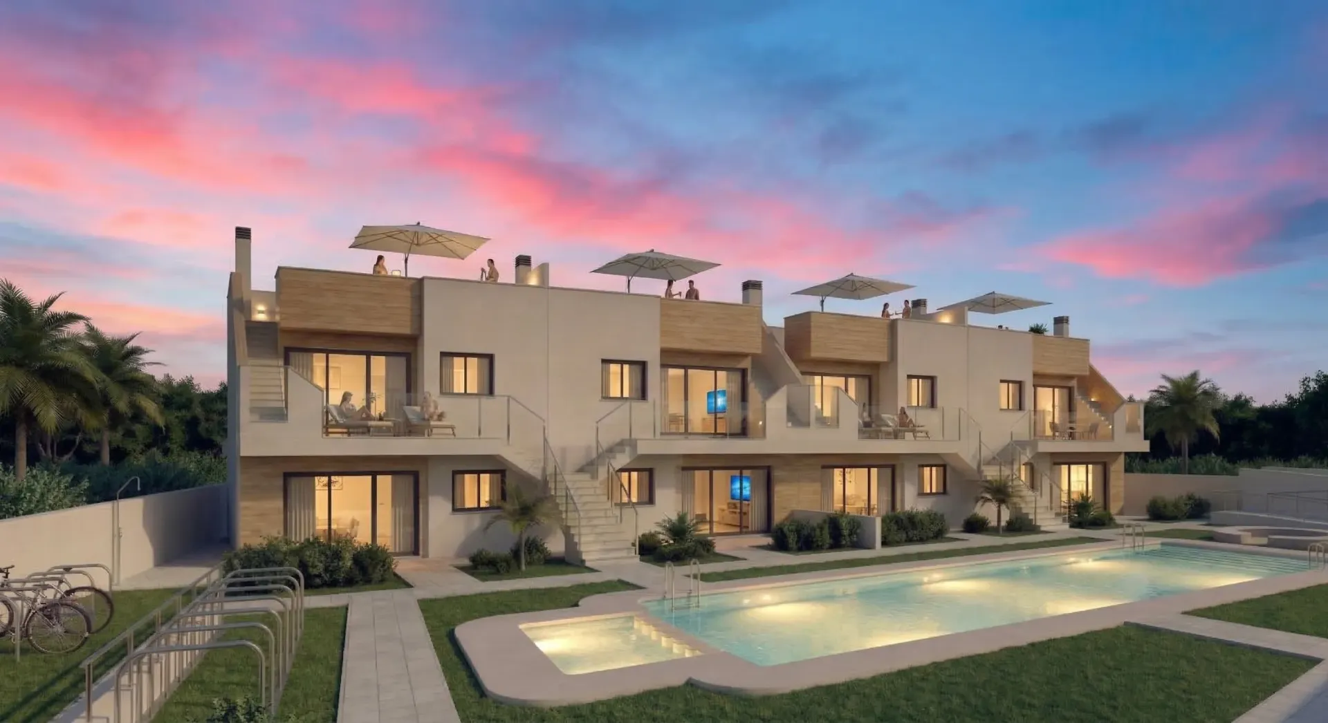 SAN JAVIER - prízemný a horný bungalov pri mori v Costa Cálida – Villas Don Pedro 4