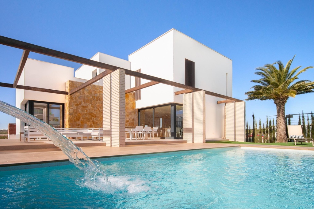 [redsp:39-115-10-115] ORIHUELA COSTA – Luxusná 4-spálňová vila pri mori od 1 160 000 € | 500 m od pláže, Bazén, Terasa