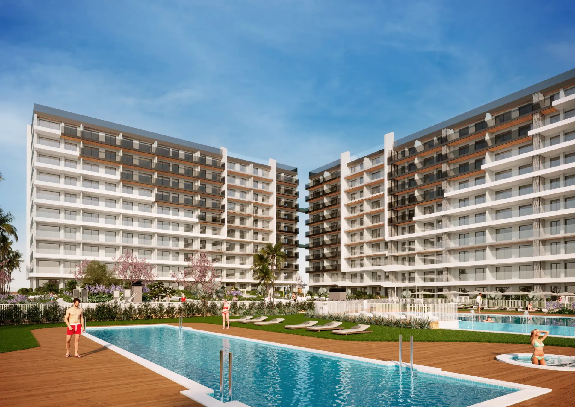 PUNTA PRIMA – Valonia Resort – 3-spálňové apartmány a penthousy so soláriom v 2. línii od pláže – Alicante, Costa Blanca