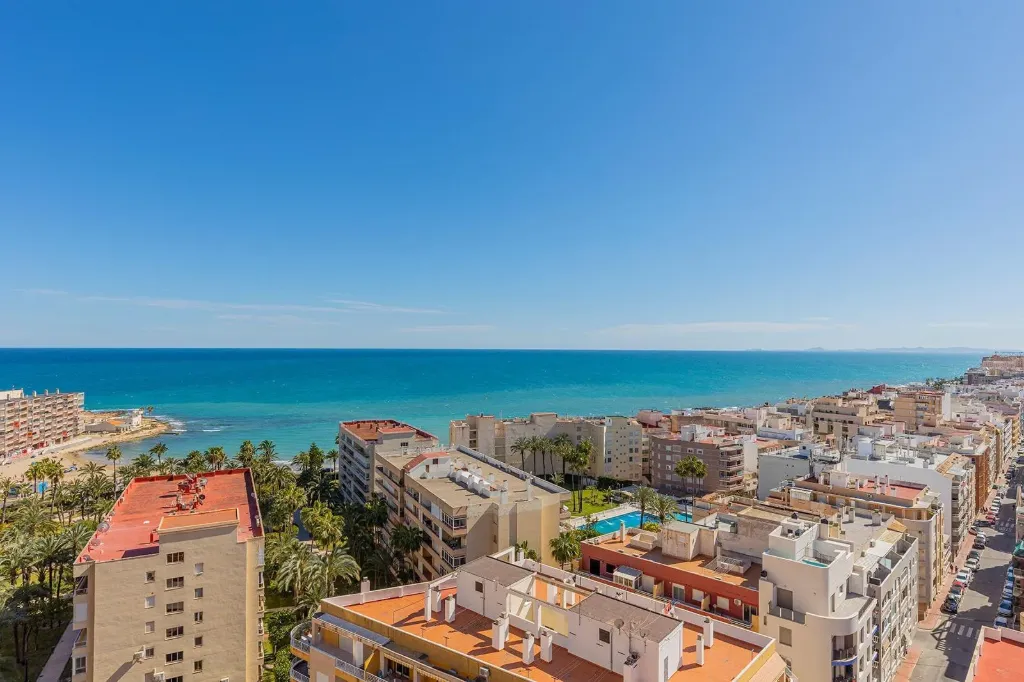 TORREVIEJA – Playa de los Locos – 2-bedroom apartment on the 14th floor with ocean views – Atalayas residential complex – Costa Blanca