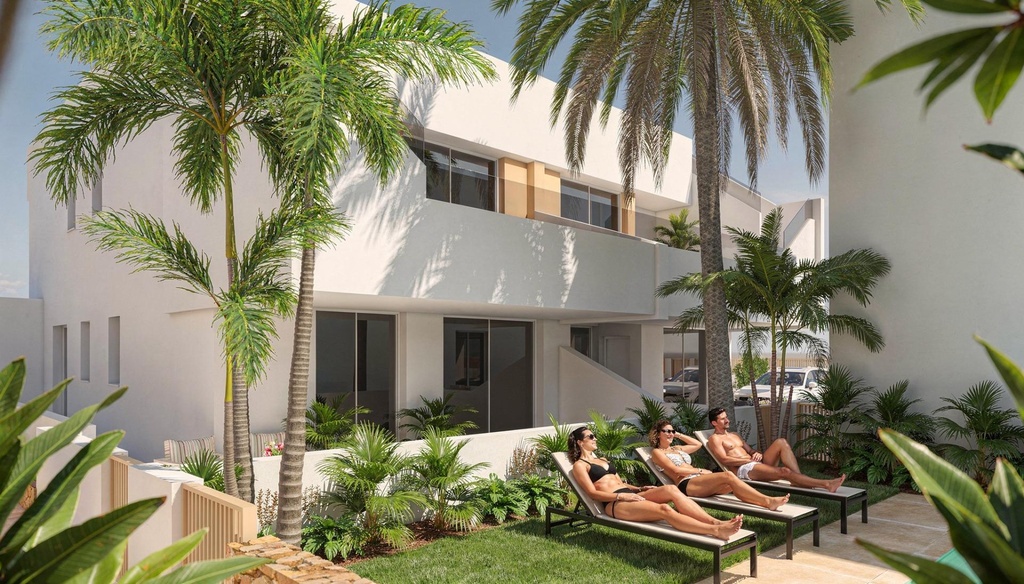 PILAR DE LA HORADADA – Moderný 3-spálňový bungalow od 284 900 € | Bazén, Terasa, Parkovanie