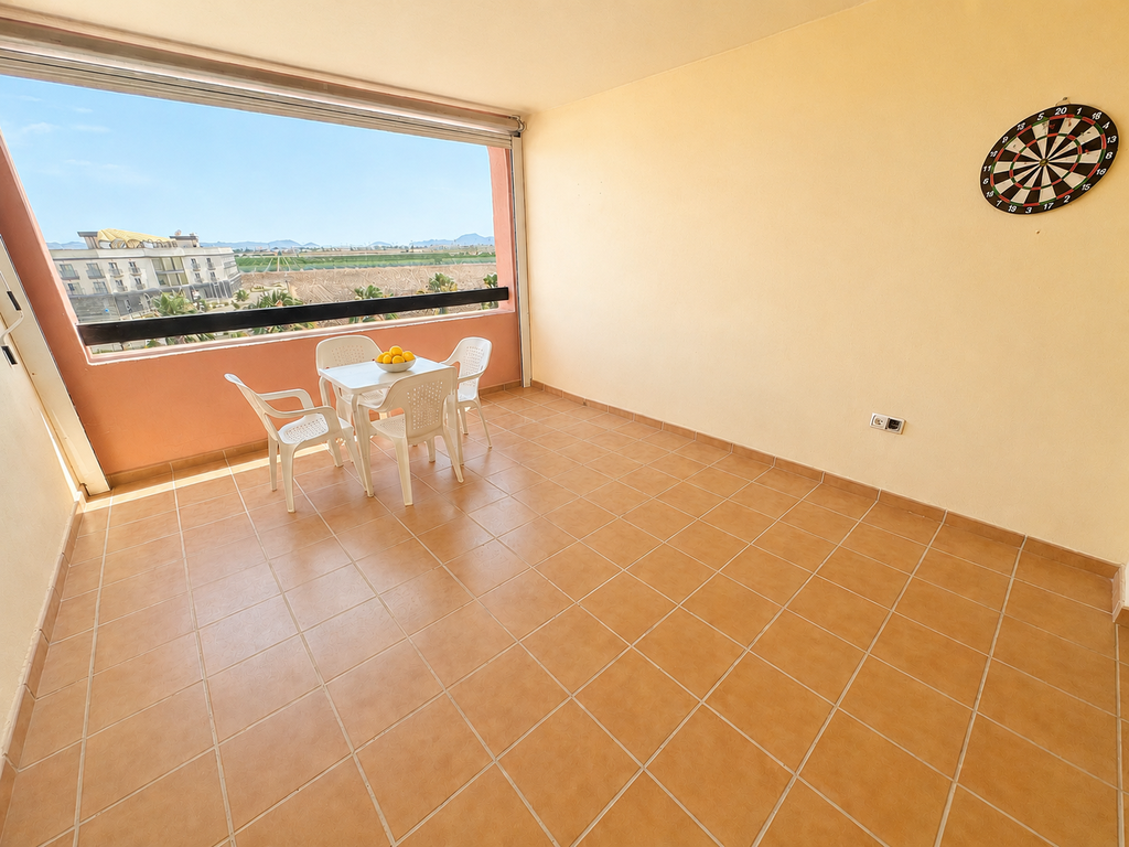 [second:65-500-11-1045] MAR MENOR GOLF RESORT – 2-bedroom apartment from 145 000 € | Terrace, Golf, Inland