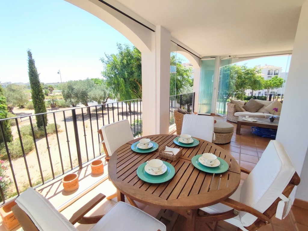 HACIENDA RIQUELME GOLF RESORT – 2-spálňový apartmán od 164 950 € | Bazén, Terasa, Golf
