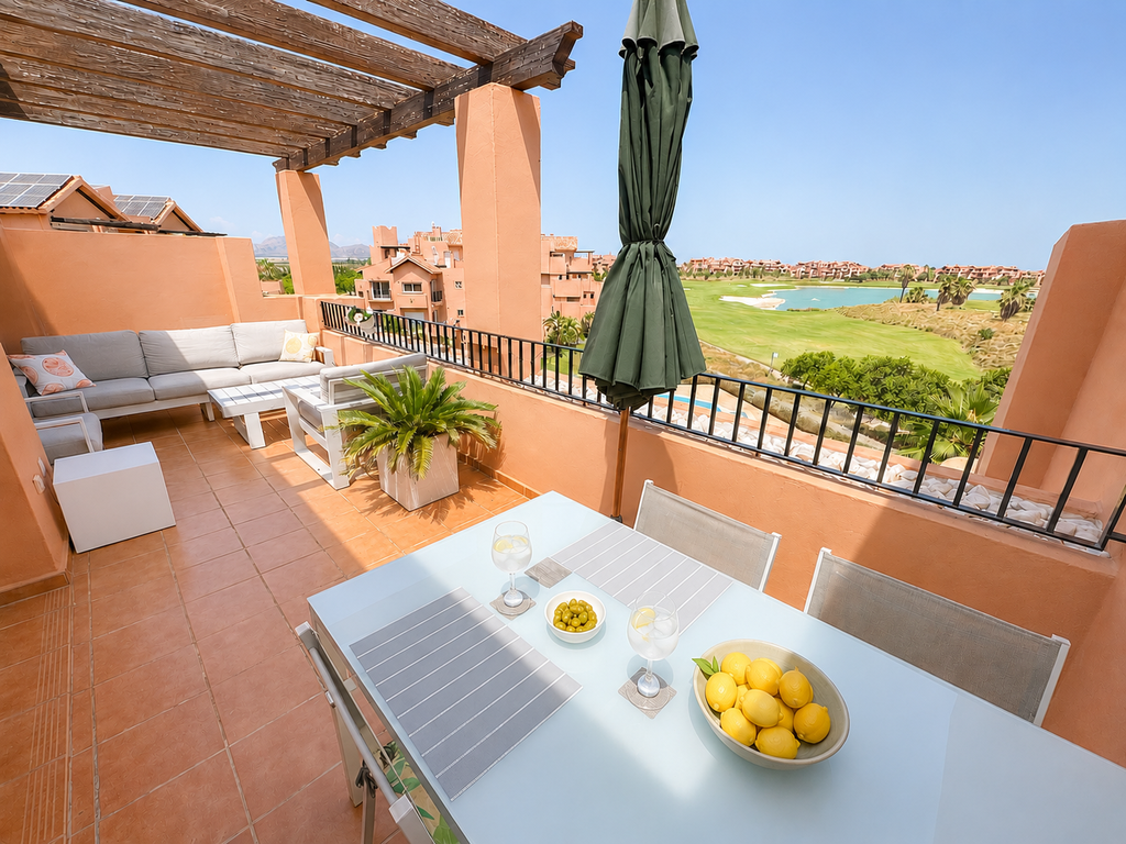 [second:64-500-11-1045] MAR MENOR GOLF RESORT – 2-bedroom apartment from 255 000 € | Pool, Terrace, Parking