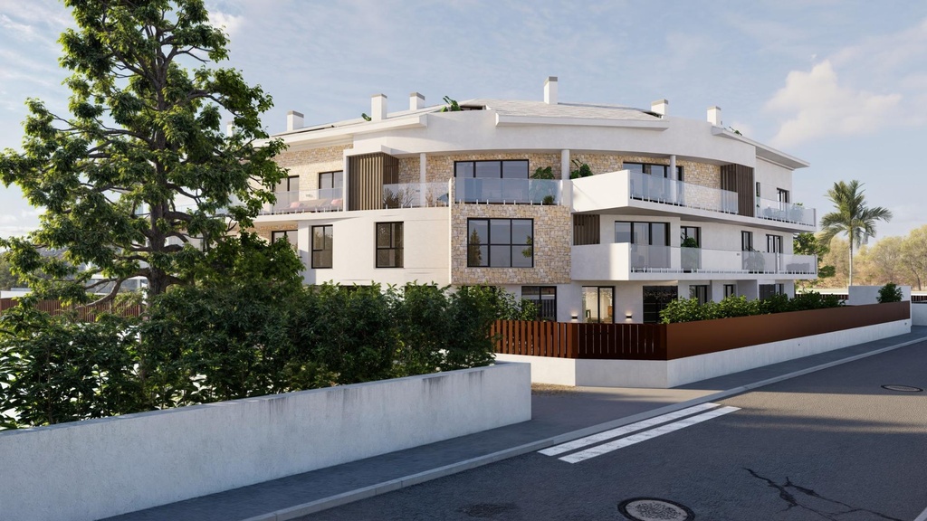 [redsp:1654-87-10-115] JÁVEA XÀBIA – Nowoczesny apartament z 3 sypialniami przy morzu od 618 000 € | 100 m od plaży, Basen, Taras
