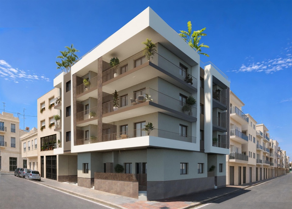 SANTA POLA – Moderný 2-spálňový apartmán od 238 000 € | Bazén, Terasa, Parkovanie