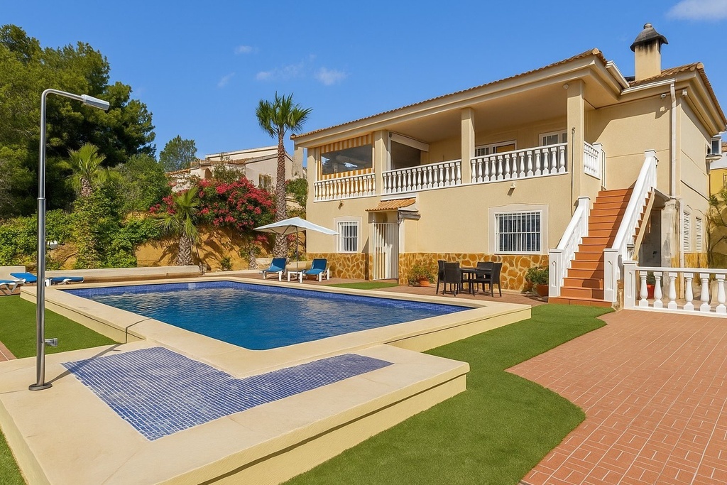 [second:94-253-11-608] ALGORFA – 3-bedroom villa from 599 990 € | Pool, Terrace, Garden