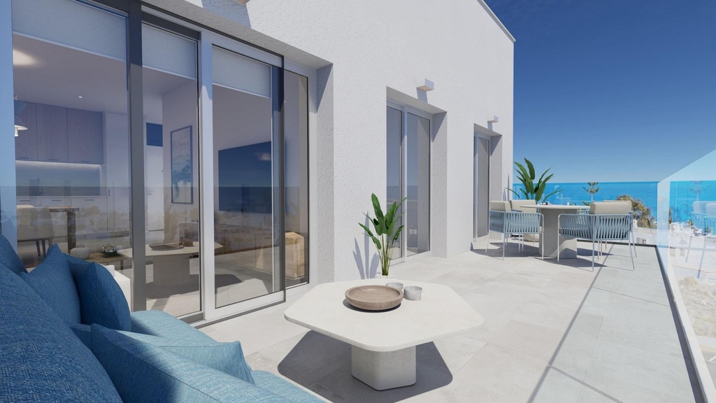 [redsp:1667-87-10-115] MOJACAR – Moderný 2-spálňový penthouse od 331 700 € | Výhľad na more, Bazén, Terasa