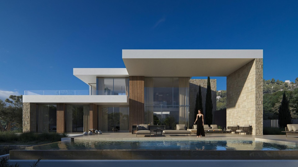 [redsp:1540-87-10-115] MORAIRA_TEULADA – Luxusná 4-spálňová vila od 3 950 000 € | Výhľad na more, Bazén, Terasa