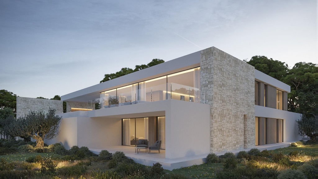 [redsp:1541-87-10-115] MORAIRA_TEULADA – Luxusná 4-spálňová vila od 2 350 000 € | Bazén, Terasa, Parkovanie