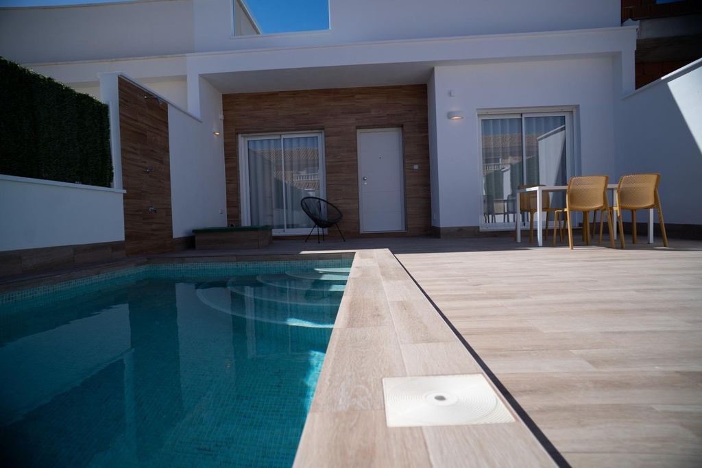 [redsp:2919-115-10-115] SAN JAVIER – Modern 3-bedroom townhouse from 380 000 € | Pool, Terrace, Parking