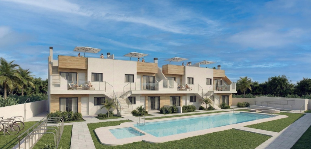 [redsp:2900-115-10-115] SAN JAVIER – Modern 3-bedroom bungalow from 258 900 € | Pool, Terrace, Parking
