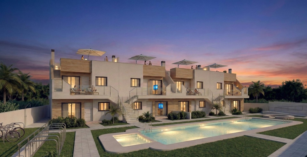 [redsp:2901-115-10-115] SAN JAVIER – Modern 2-bedroom bungalow from 272 900 € | Pool, Terrace, Parking
