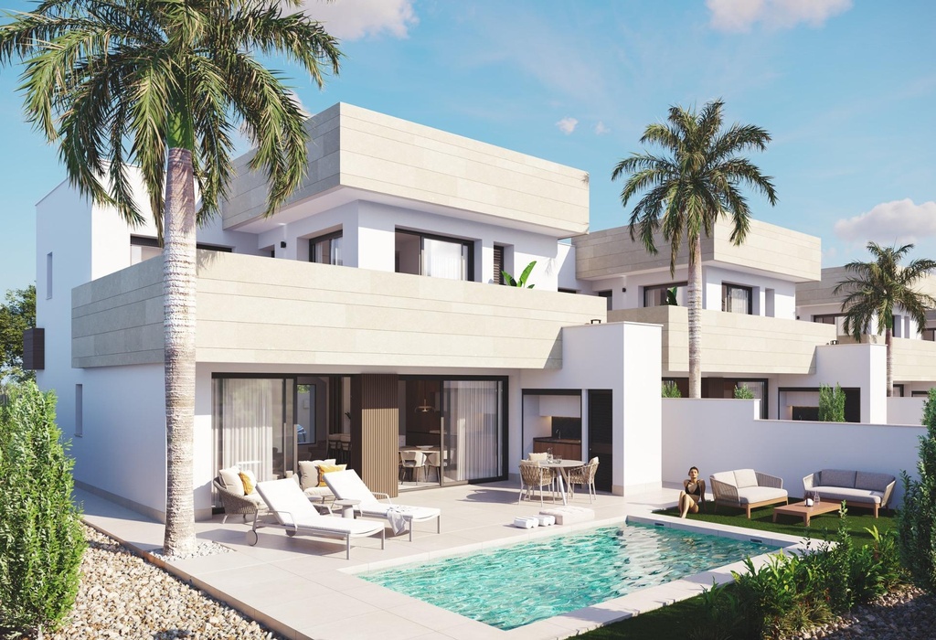 [redsp:2714-115-10-115] SAN JAVIER – Modern 3-bedroom villa from 615 000 € | Pool, Terrace, Parking