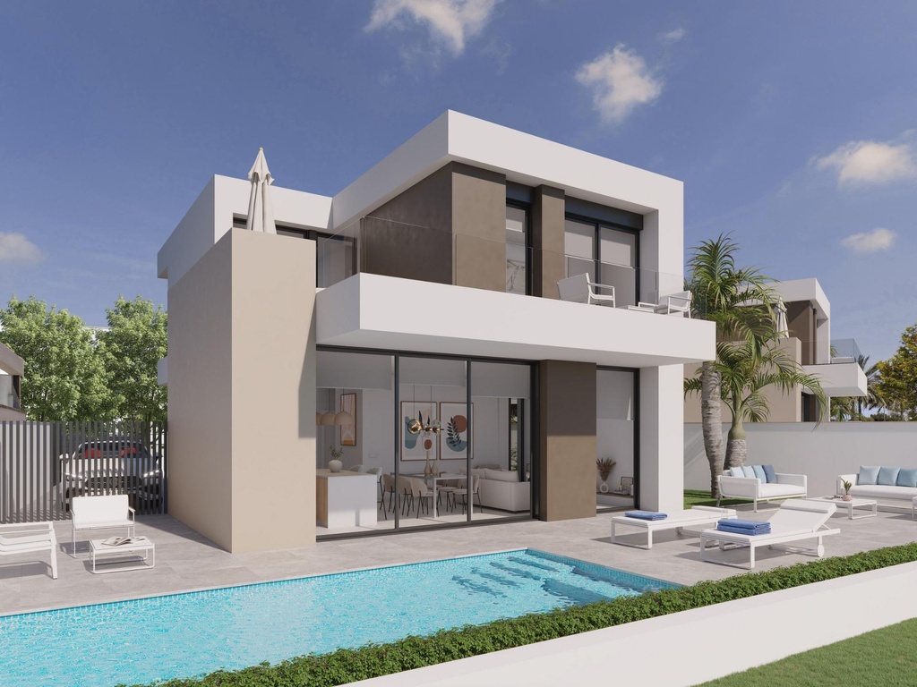 [redsp:2622-115-10-115] SAN JAVIER – Luxury 3-bedroom villa from 799 000 € | Pool, Terrace, Parking